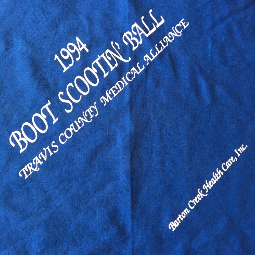 Vintage 1994 Boot Scootin’ Ball Bandana! 🤠